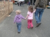 Hand in hand.