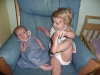 Sisters hang out.