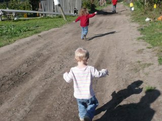 Off to the orchard!