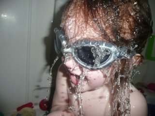 Goggle girl.