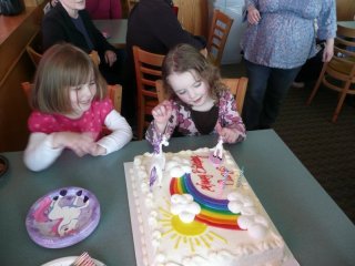 Waiting for cake...