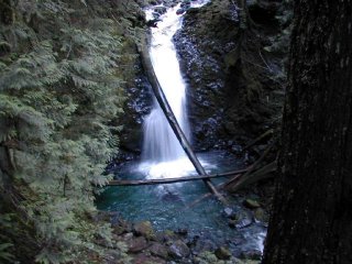 Murhut Falls from the overlook