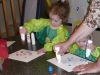 Painting with dots.