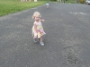 LiliBee on a horse.